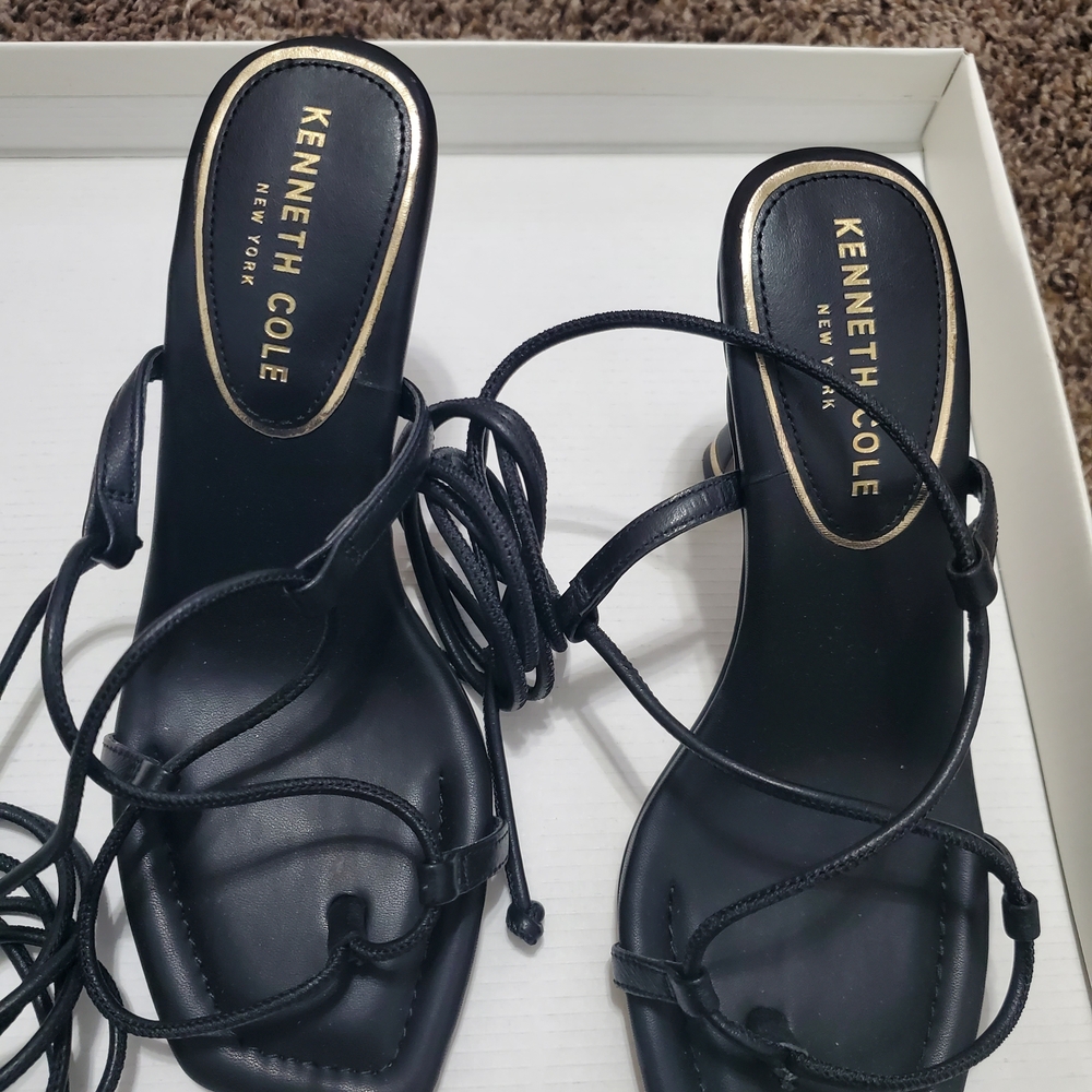 Kenneth Cole Black Women's Strappy Sandals